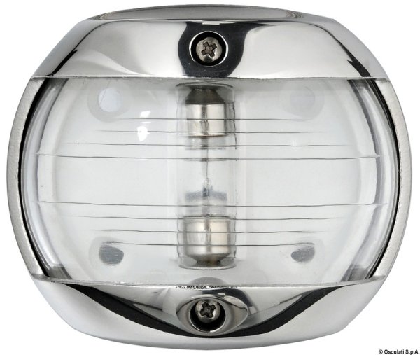 Fanale Compact 12 inox prua bianco - 11.406.03